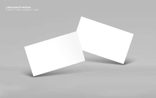 istock High quality vector business card mockup for your design template. Blank empty credit card or business card template. 2197222405