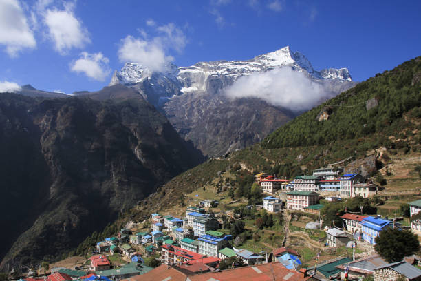 istock Namche Bazar, village in Khumbu, Nepal. 2197223731