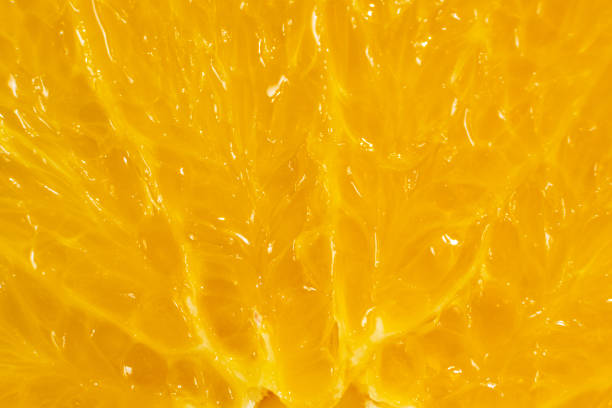 istock Macro Texture Of Ripe Fresh Orange Fruit Pulp. 2197224661