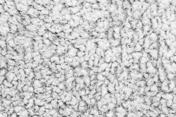 istock A detailed close-up of soft white textured fabric with a fluffy, looped pattern, ideal for stock use in textile, comfort, and interior design themes 2197226946