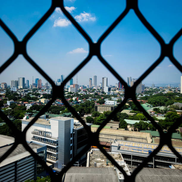 View of Quezon City from 18th floor (St. Luke's Medical Center, Quezon City Philippines).