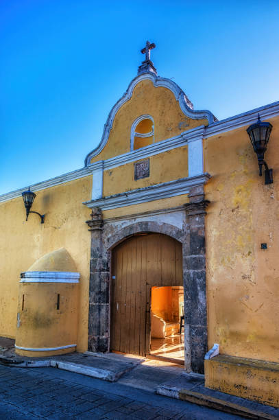 istock Colors facades in Campeche streets, Mexico 2197237439