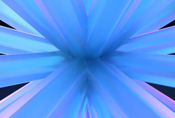 Radiating crystals illuminated by a fantastic light