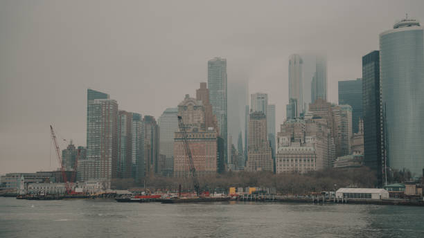 istock NYC Manhattan view from Staten island Ferry 2197240489