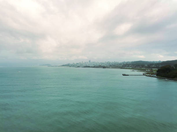 City at Pacific ocean bay