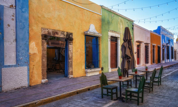 istock A pedestrian street in Campeche, Mexico 2197243426