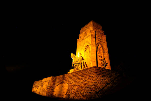 Hohensyburg (Dortmund). Aussichtsplattform Kaiser-Wilhelm-Denkmal