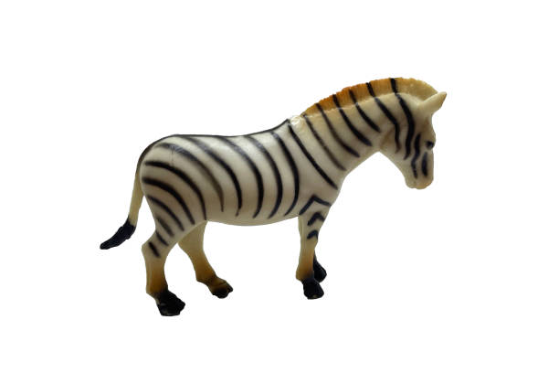 istock Toy animal black white zebra 2197246223