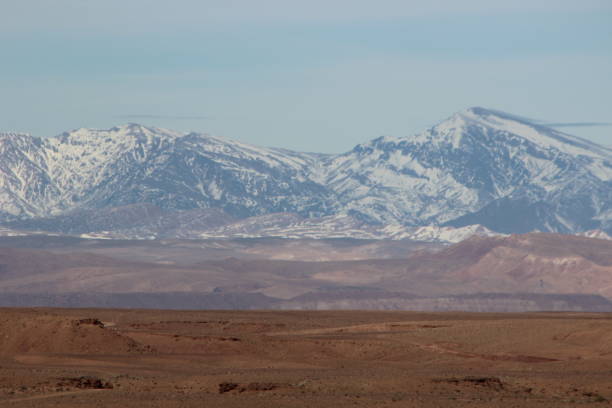 istock Snow Capped Atlas Mountains in Morocco 2197266177