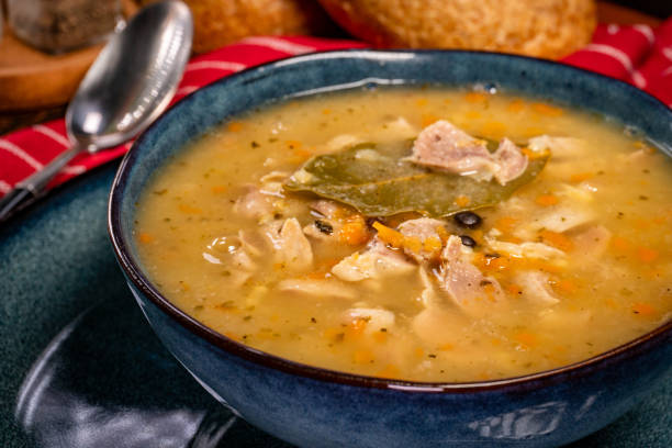 istock Hot tripe from chicken stomachs. 2197266210