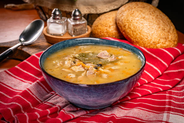 istock Hot tripe from chicken stomachs. 2197266224