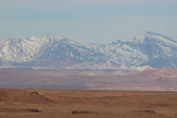 istock Snow Capped Atlas Mountains in Morocco 2197266249