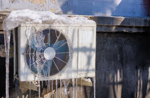 istock Icicles on an outdoor air conditioner 2197267054