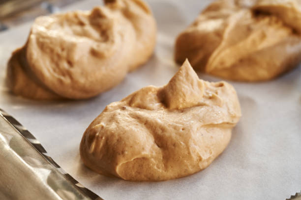 istock Preparation of healthy sweets from yogurt, hazelnut butter, maple syrup and vanilla 2197271477
