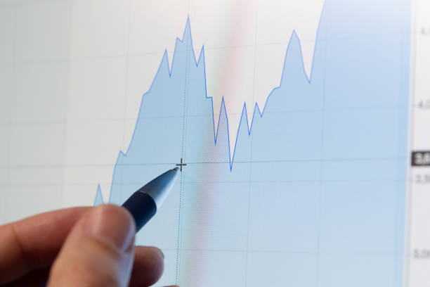 istock Analysis of stock market graph 2197274530