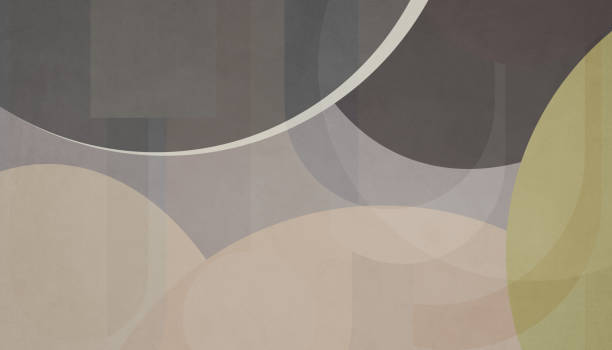 istock 3d abstract boho modern wallpaper. gray, brown and orange shapes on a light textile colorful minimal background. carpet and living room wall decor 2197279561