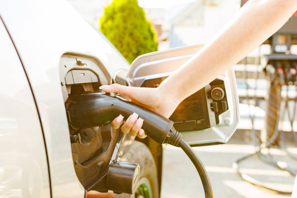 istock Electric Vehicle Charging at Station 2197291919