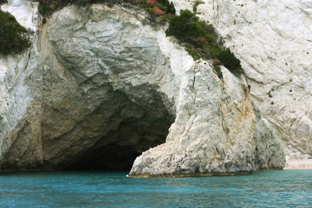 istock Blue caves on Zakynthos island 2197299731