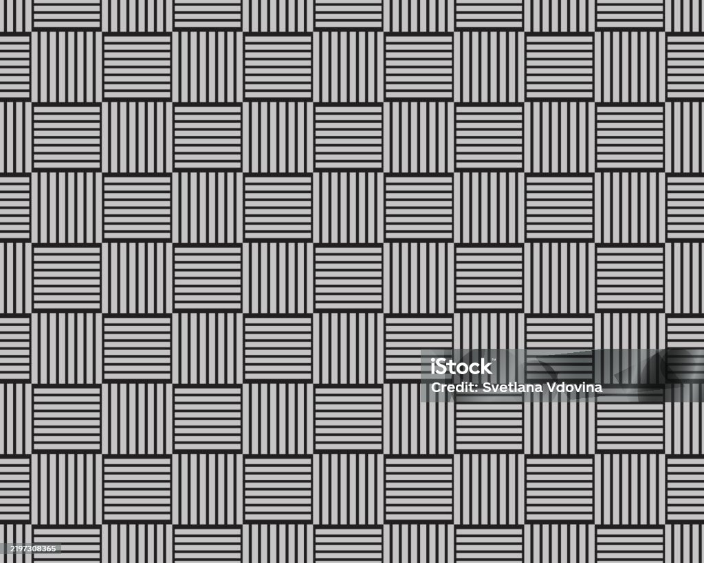 Modern Abstract Rattan Pattern Rattan Seamless Pattern Stock Illustration - Download Image Now ...