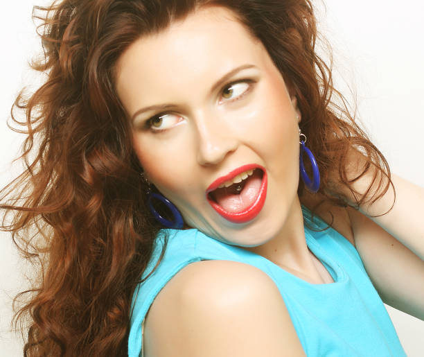 istock Beautiful young surprised woman. 2197310280