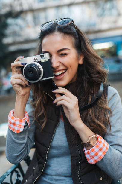 istock Urban female photographer 2197319795