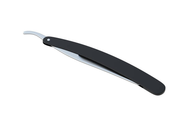 Closeup of a mass produced penknife or design knife used for precision cutting.