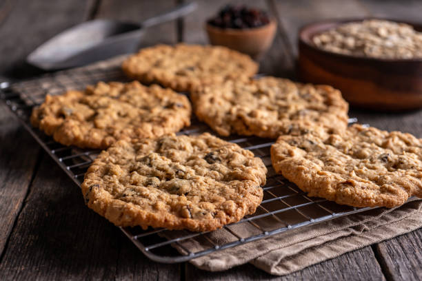 istock Oatmeal Raisin Cookies 2197322105