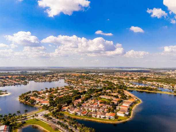 istock Upscale neighborhoods in Doral Miami Florida 2197326038