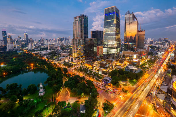 istock Background Bangkok city 2197335080