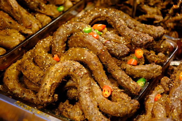 spicy duck neck. Marinated duck neck. Chinese food