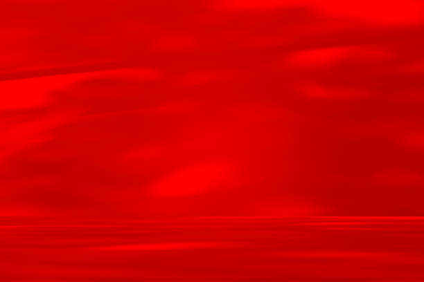 istock Wall interior background, studio and backdrops show products.with shadow from window color red . background for text insertion and presentation product 2197336608