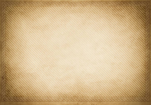 Vintage paper background with border for design.