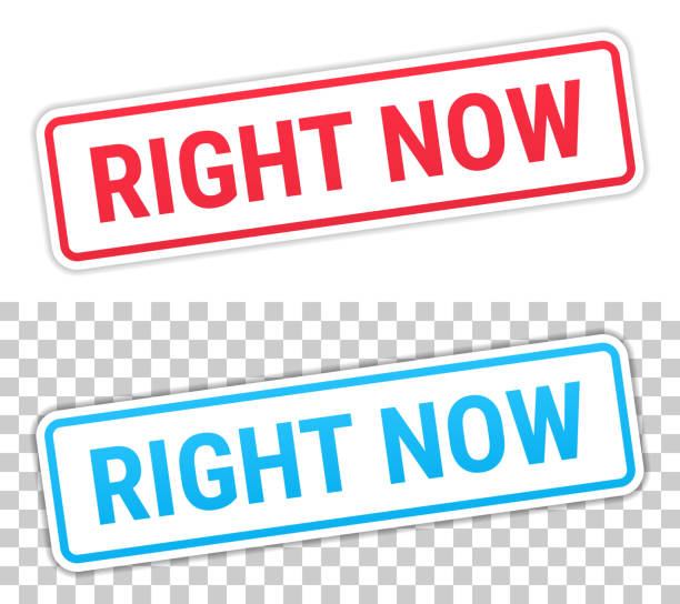 Right Now Sticker 25,700+ Right Today Stock Illustrations, Royalty-Free Vector Graphics ...