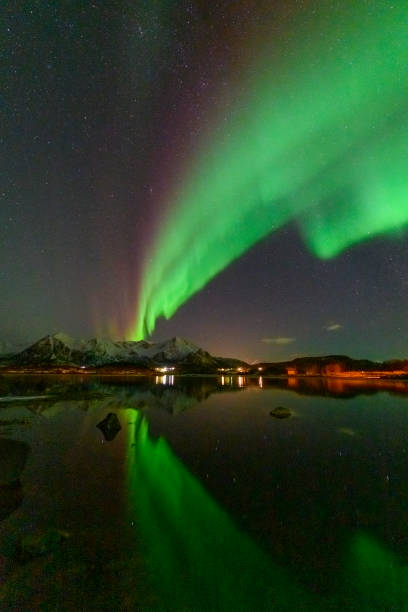 istock Northern Lights, Aurora Borealis over Northern Norway during winter 2197379637
