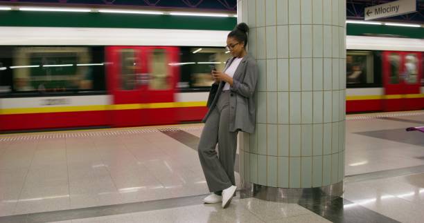 istock The woman in the subway 2197381999