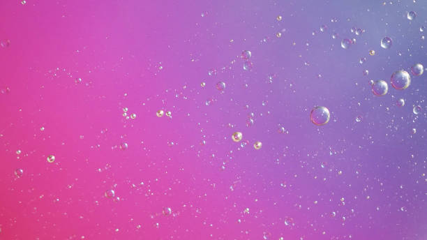 istock Bubble abstract on pink purple pastel  background 2197382972