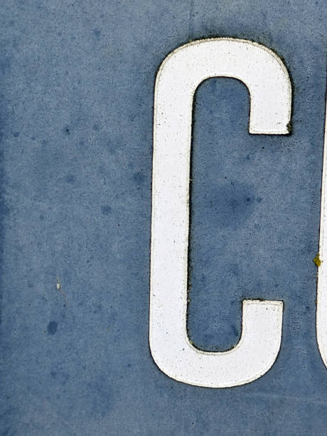 istock Written Wording in Distressed State Typography Found Letter C 2197382990