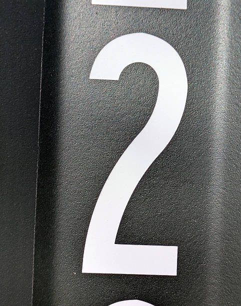 istock Written Wording in Distressed State Typography Found Number 2 Two Ransom Note 2197383122