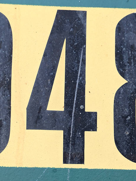 istock Written Wording in Distressed State Typography Found Number 4 Ransom Note 2197383237