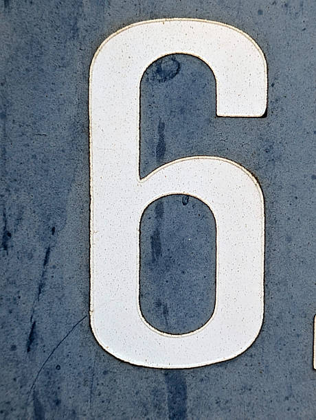 istock Written Wording in Distressed State Typography Found Number six 6 Ransom Note 2197383299