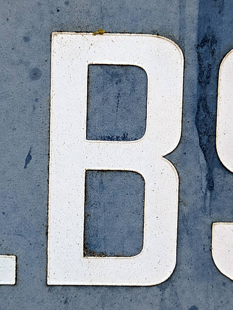 istock Written Wording in Distressed State Typography Found Letter B 2197383449