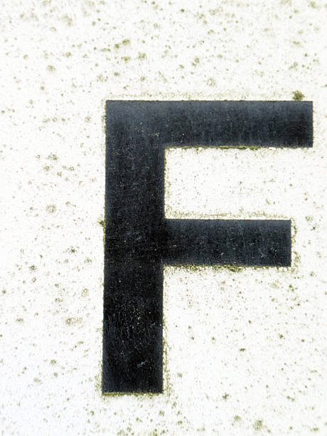 istock Written Wording in Distressed Typography Found Letter F 2197384685