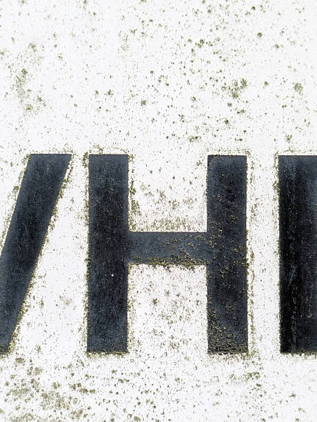 istock Written Wording in Distressed State Typography Advertising Letter H 2197384821
