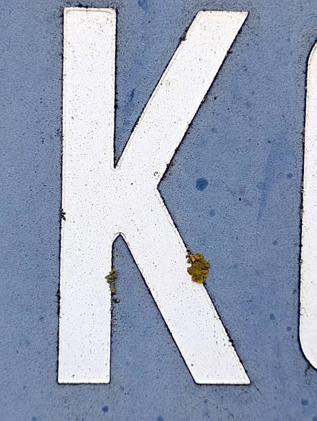 istock Written Wording in Distressed State Typography Found Letter K 2197384940