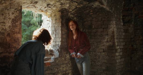 istock Friends in an abandoned building 2197385924