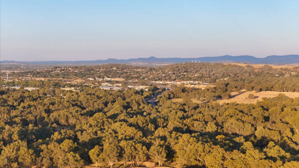 istock Distant aerial views of Albury 2197387396