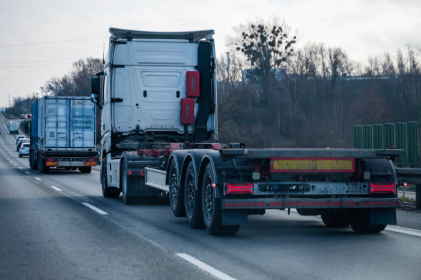 istock Road transport - car in motion. 2197387763