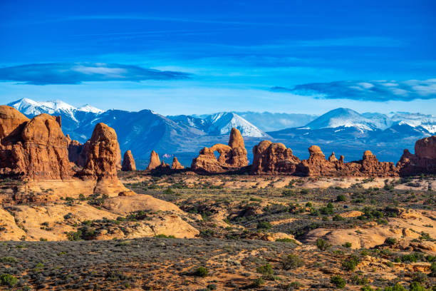 istock Arches National Park Scenic View Utah Mountains 2197398529