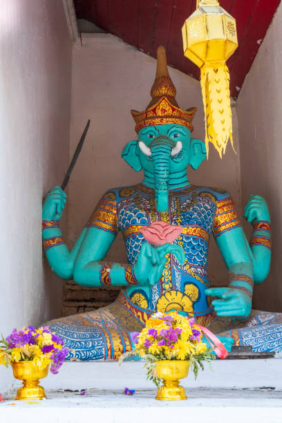 Doi Suthep near Chiang Mai in Thailand in Asia