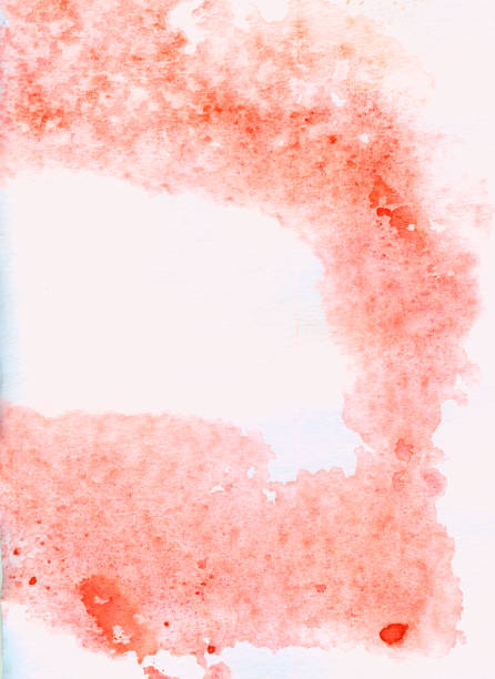 istock light red abstract watercolor painting textured on paper background. 2197410254